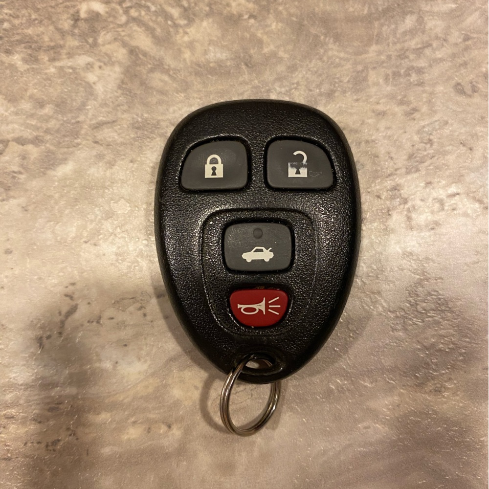 GM Parts 15252034 4 Button Keyless Entry Remote Key Fob